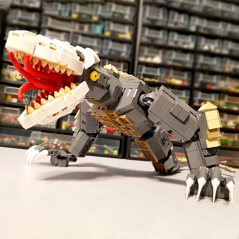 Kaiju Skull Crawler MOC Building Kit | Fantasy Monster Creature Model - 2