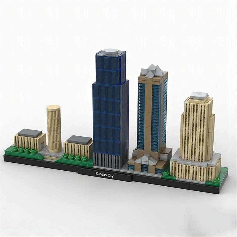Kansas City Skyline MOC Building Kit | City Architecture Model - 3