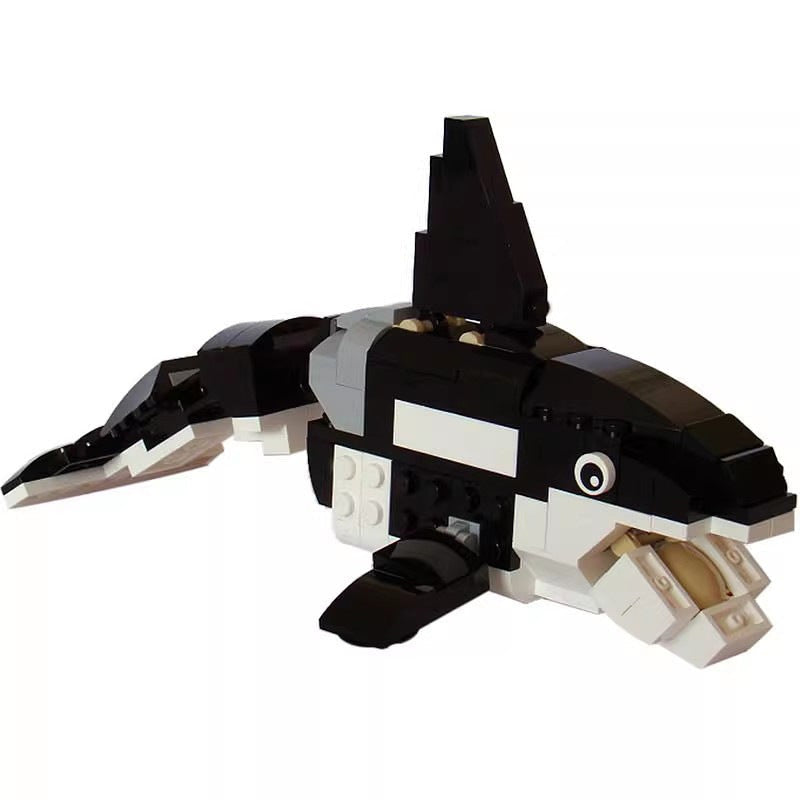 Killer Whale MOC Building Kit – Marine Sea Animal Model Building Kit - 1