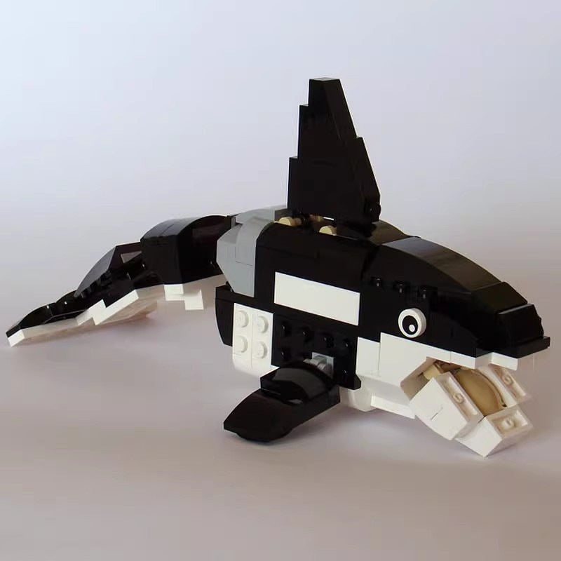 Killer Whale MOC Building Kit – Marine Sea Animal Model Building Kit - 2