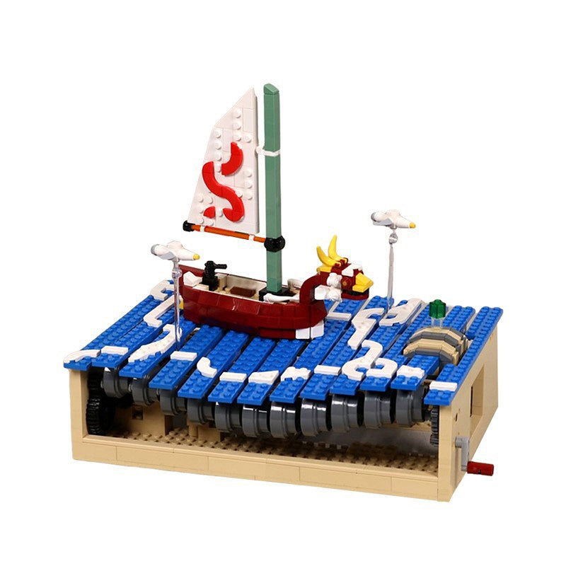 Kinetic Great Sea Sailing Adventure Building Kit | LEGO-Compatible MOC - 1
