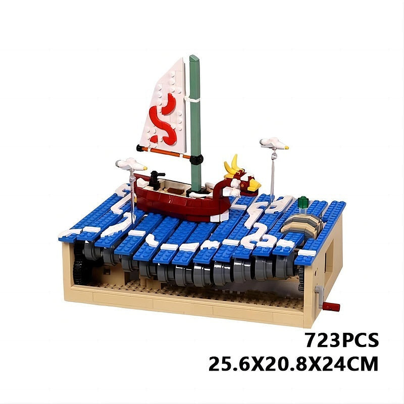 Kinetic Great Sea Sailing Adventure MOC Building Kit | Moving Ship Model - 4