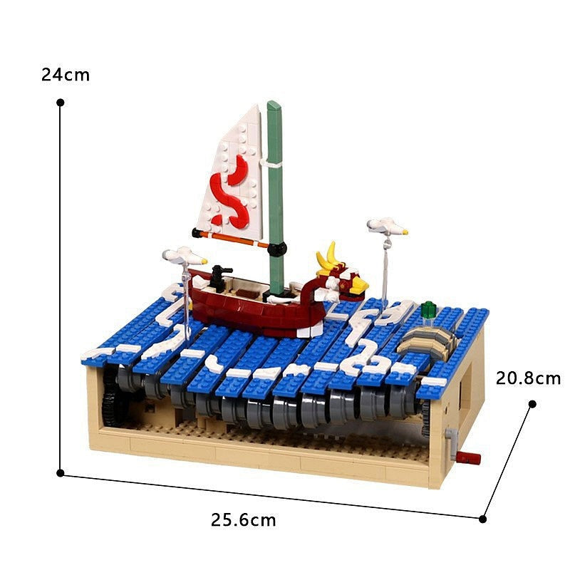 Kinetic Great Sea Sailing Adventure MOC Building Kit | Moving Ship Model - 5