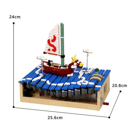 Kinetic Great Sea Sailing Adventure MOC Building Kit | Moving Ship Model - 5
