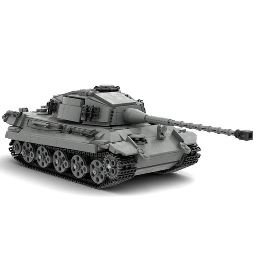 King Tiger Tank Building Kit | LEGO-Compatible MOC - 1