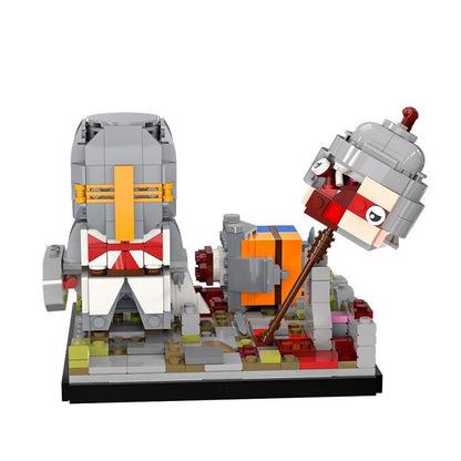 Knights Templar MOC Building Kit | Medieval Knight Figure Model - 1