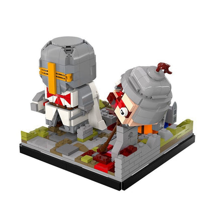 Knights Templar MOC Building Kit | Medieval Knight Figure Model - 2