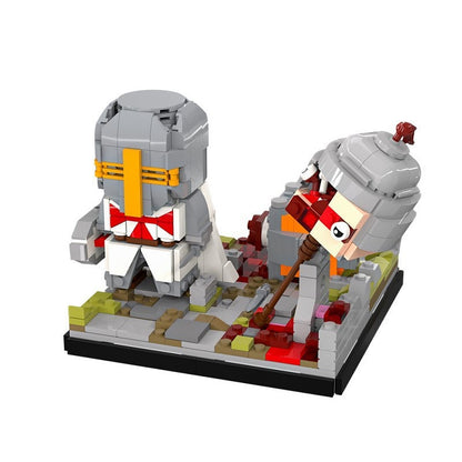 Knights Templar MOC Building Kit | Medieval Knight Figure Model - 3