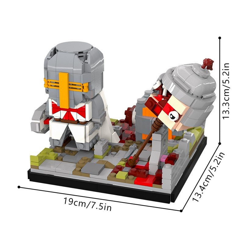 Knights Templar MOC Building Kit | Medieval Knight Figure Model - 6