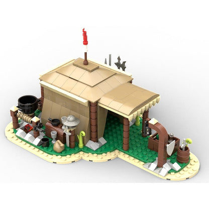 Knights Tent MOC Building Kit | Medieval Camp Architecture Model - 8