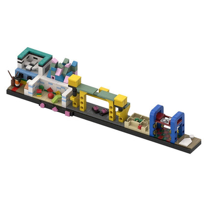  Korean DystopianSurvival Game Skyline Building Kit | LEGO-Compatible MOC - 2