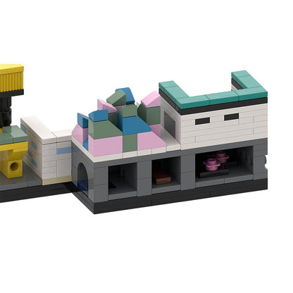  Korean DystopianSurvival Game Skyline Building Kit | LEGO-Compatible MOC - 4
