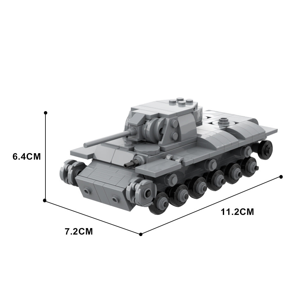 KV-1 Soviet Heavy Tank Building Kit | WW2 | LEGO-Compatible MOC - 3