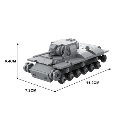 KV-1 Soviet Heavy Tank Building Kit | WW2 | LEGO-Compatible MOC - 3