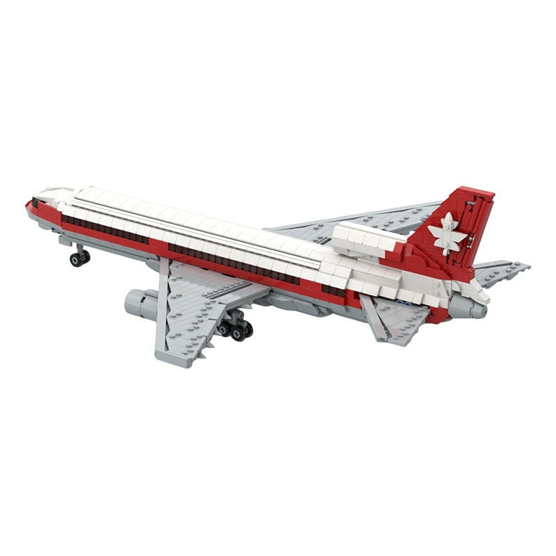 L-1011 Trijet MOC Building Kit | Wide Body Aircraft Model - 1