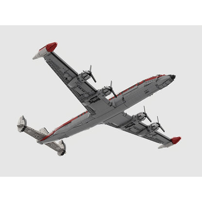 L-1049 Super Constellation Airliner MOC Building Kit - 3