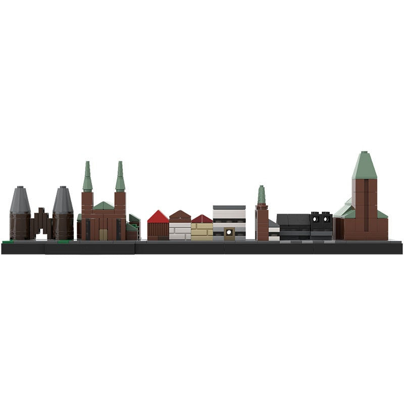 Lübeck Germany City Skyline Building Kit | LEGO-Compatible MOC - 2