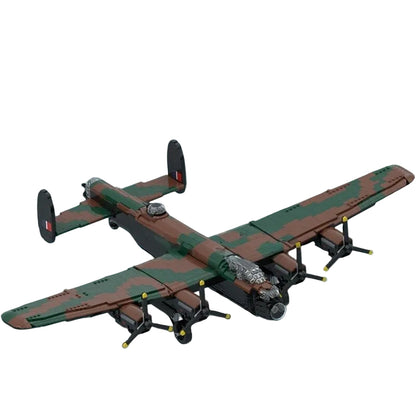 Lancaster WWII Four-Engine Heavy Bomber MOC Building Kit - 1