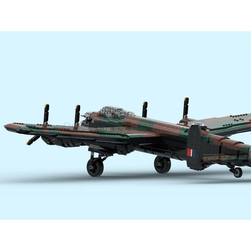 Lancaster WWII Four-Engine Heavy Bomber MOC Building Kit - 3