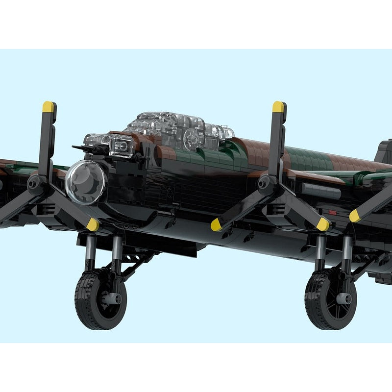 Lancaster WWII Four-Engine Heavy Bomber MOC Building Kit - 4