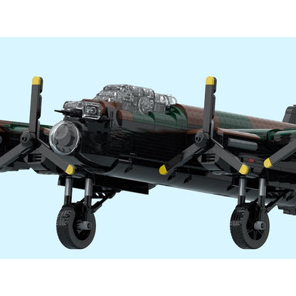 Lancaster WWII Four-Engine Heavy Bomber MOC Building Kit - 4