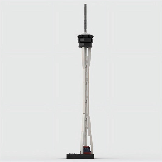 Las Vegas Stratosphere Tower MOC Skyscraper Building Kit Desert Landmark Model - 1