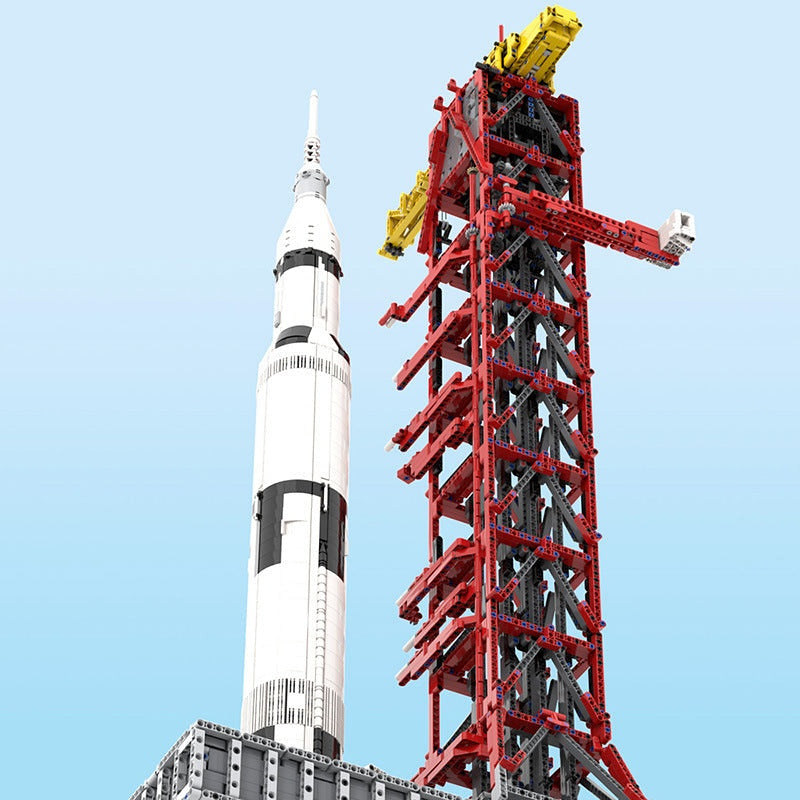Launch Tower Mk I Crawler MOC Building Kit | Space Exploration Model - 5