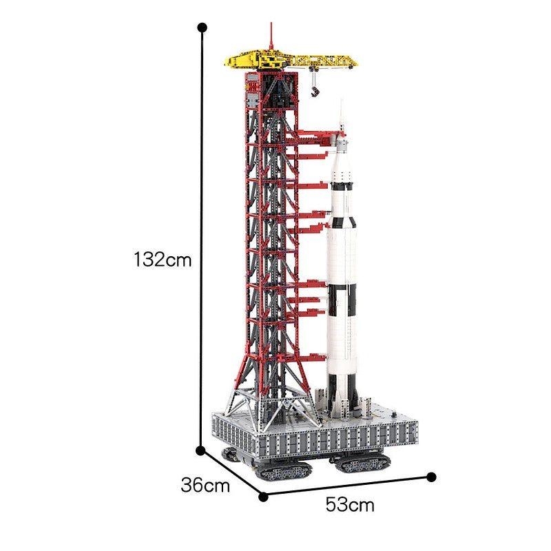 Launch Tower Mk I Crawler MOC Building Kit | Space Exploration Model - 7
