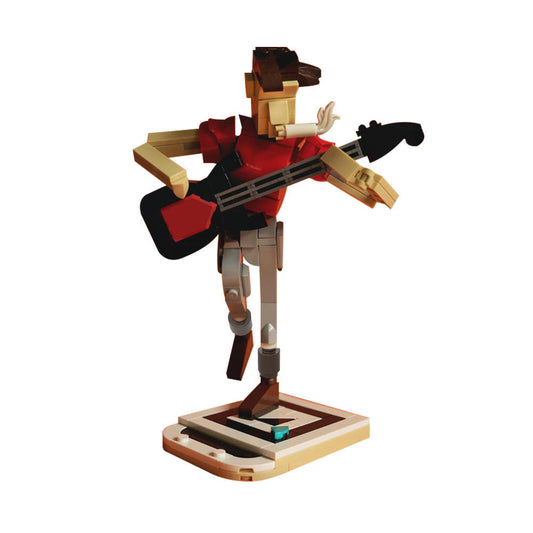 Lead Guitarist Building Kit | LEGO-Compatible MOC - 1