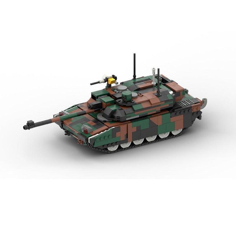 Leclerc Main Battle Tank MOC Building Kit | 1:33 Scale Armored Model - 1