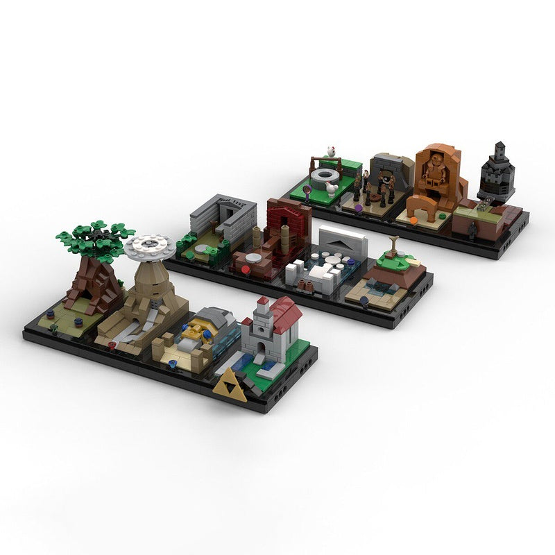 Legendary Retro Video Game Dungeons Building Kit | LEGO-Compatible MOC - 1