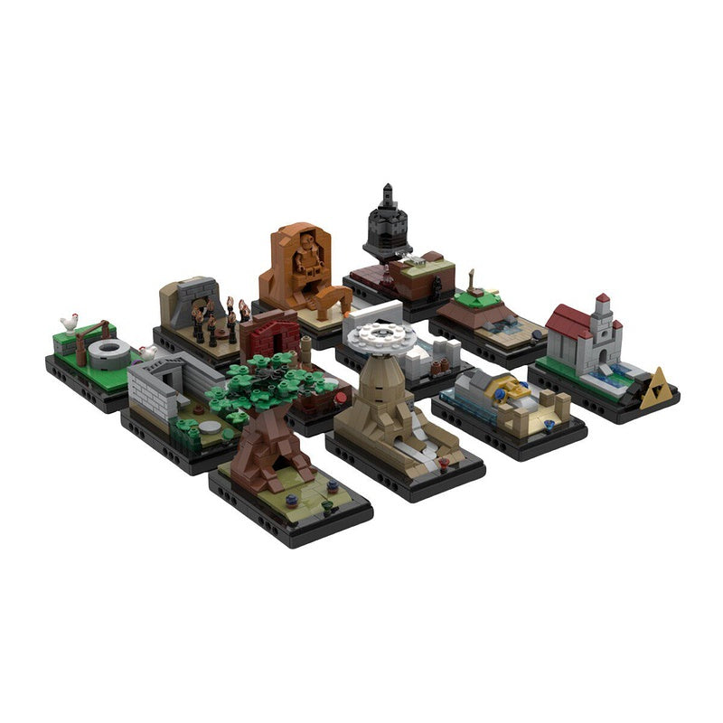 Legendary Retro Video Game Dungeons Building Kit | LEGO-Compatible MOC - 3