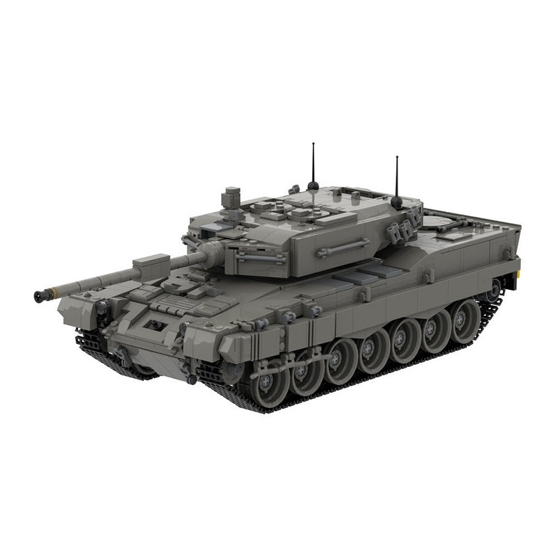 Leopard 2 Main Battle Tank MOC Building Kit – Armored Vehicle Model - 1