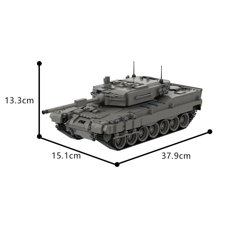 Leopard 2 Main Battle Tank MOC Building Kit – Armored Vehicle Model - 5