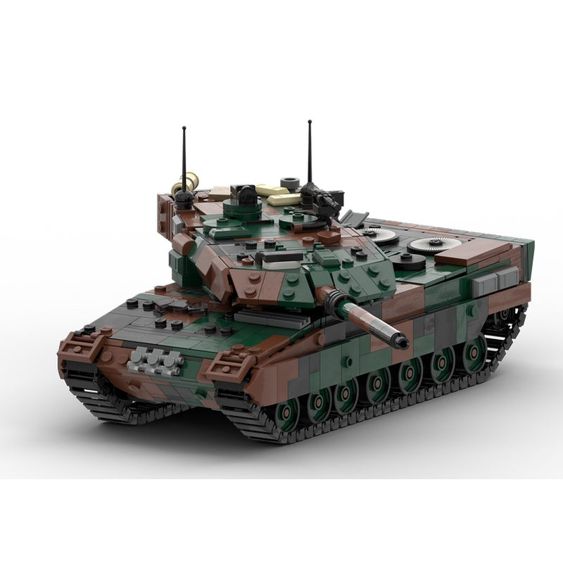 Leopard 2A6 Main Battle Tank 1:35 Scale MOC Building Kit - 1