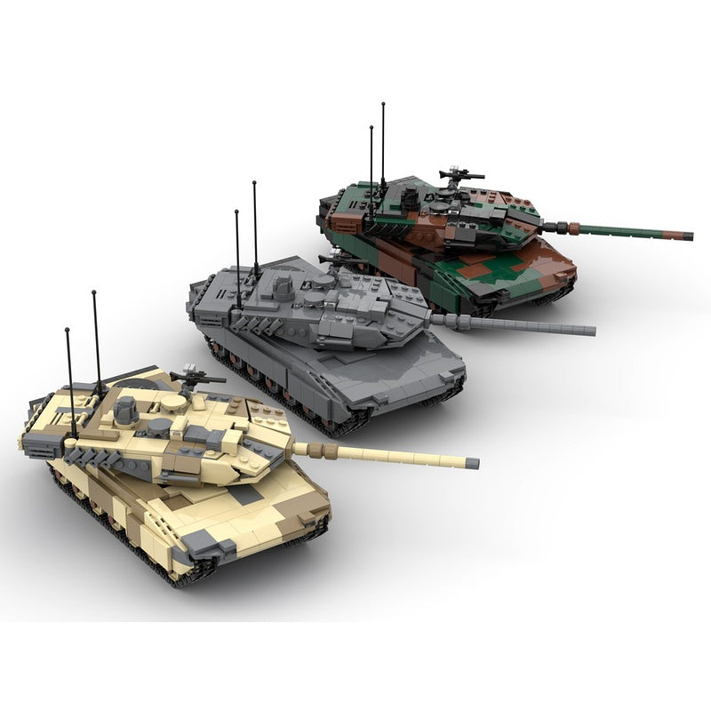 Leopard 2A7V MBT MOC Building Kit | Modern Tank Vehicle Model - 1