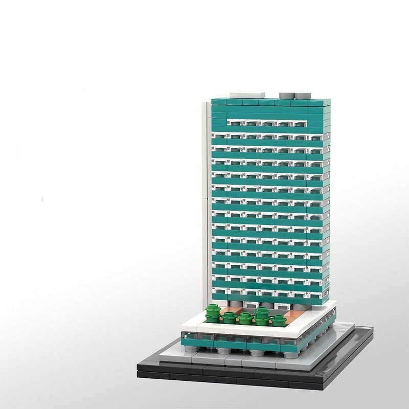 Lever House New York Skyscraper Building Kit | 1/800 Scale Modular Architecture Kit - 1