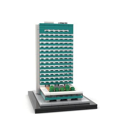 Lever House New York Skyscraper Building Kit | 1/800 Scale Modular Architecture Kit - 3