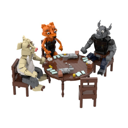 Liar's Bar MOC Building Kit | Themed Interior Diorama Design - 1