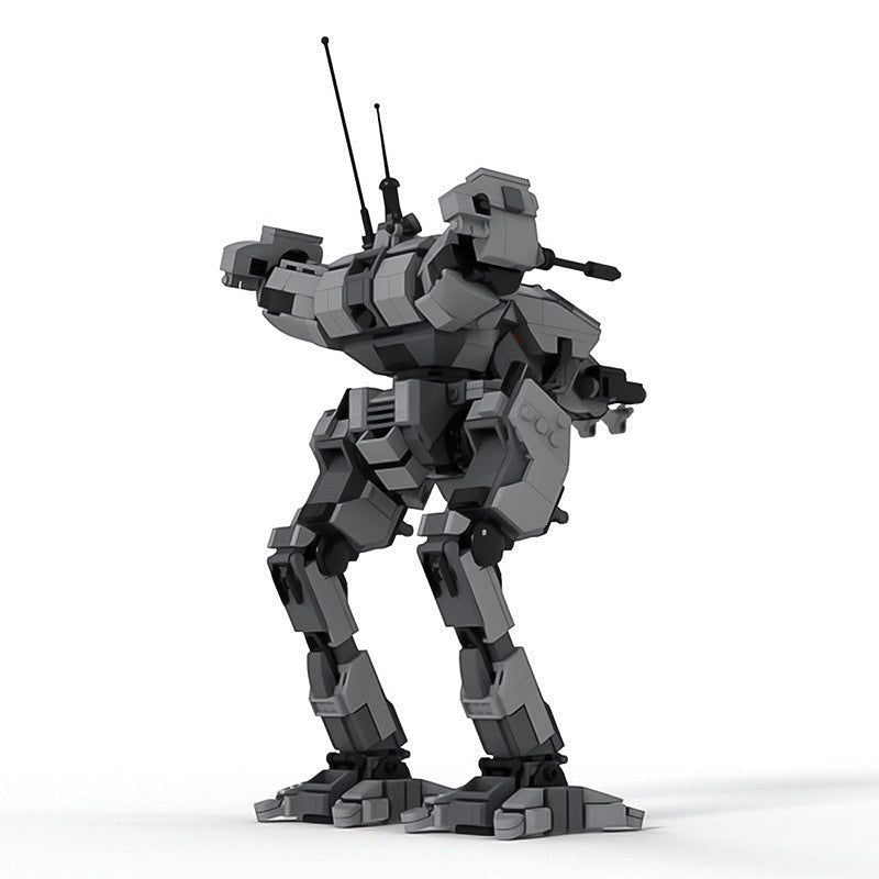 Light Recon BattleMech LCT-3V MOC Building Kit | Sci-Fi Robot Model - 1