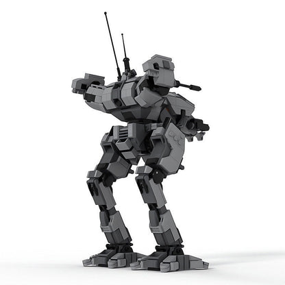 Light Recon BattleMech LCT-3V MOC Building Kit | Sci-Fi Robot Model - 1