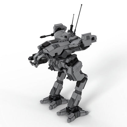 Light Recon BattleMech LCT-3V MOC Building Kit | Sci-Fi Robot Model - 3