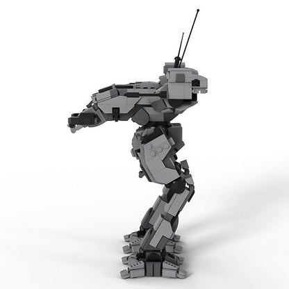 Light Recon BattleMech LCT-3V MOC Building Kit | Sci-Fi Robot Model - 4