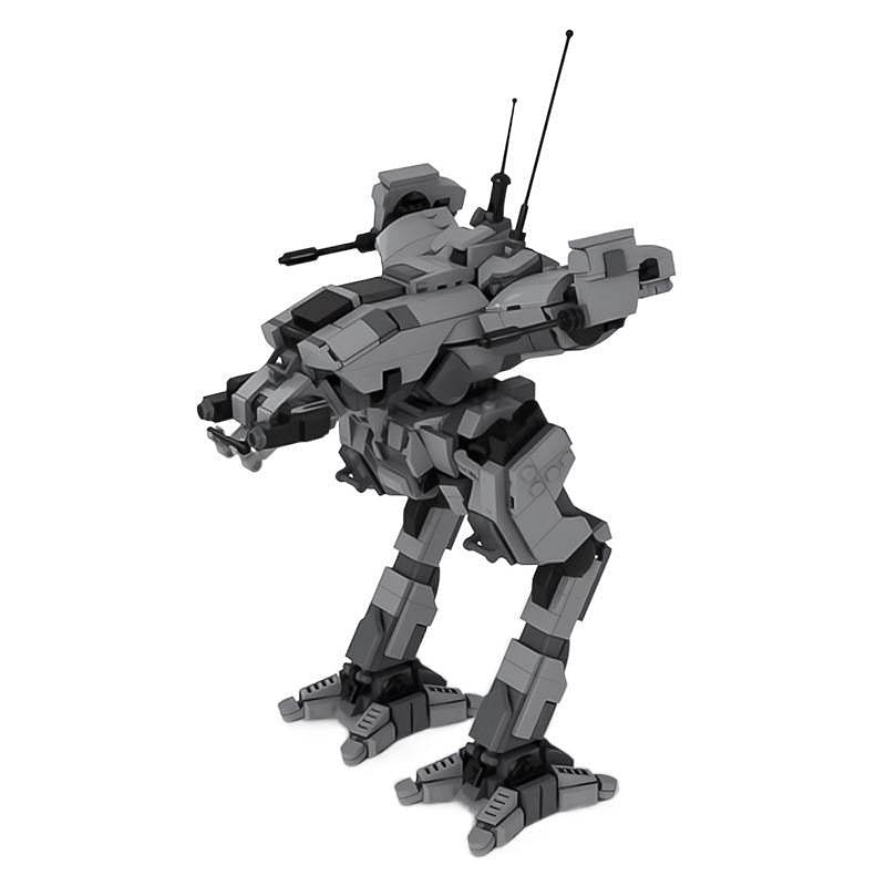 Light Recon BattleMech LCT-3V MOC Building Kit | Sci-Fi Robot Model - 5