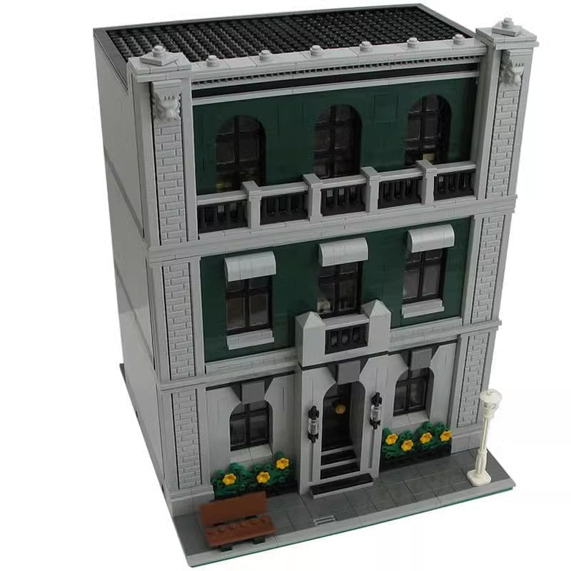 Lion Heart Hotel MOC Building Kit Luxury Architecture Model - 2