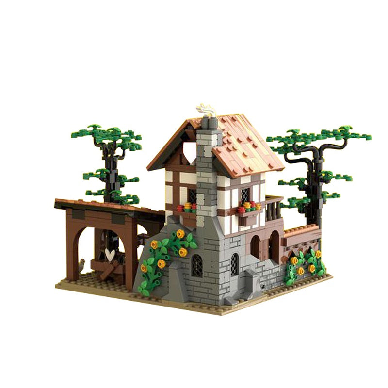 Lion Kingdom Knights Archery Range Building Kit | LEGO-Compatible MOC - 3