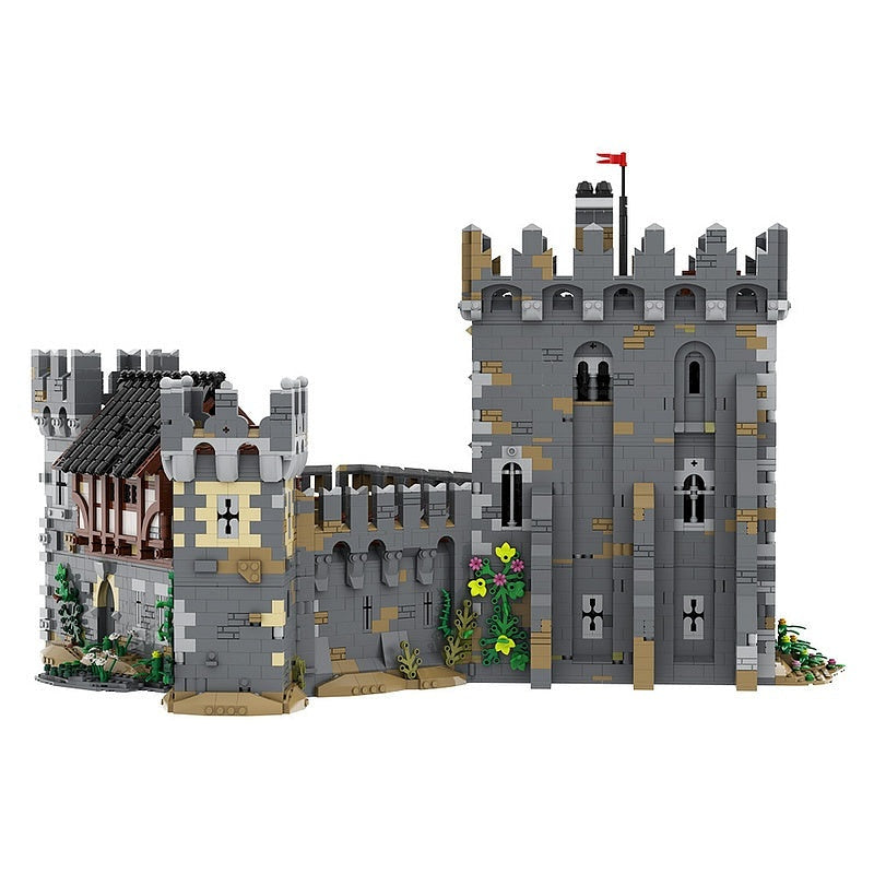 Lion's Medieval Fortress Castle MOC Building Kit | Fantasy Architecture - 6