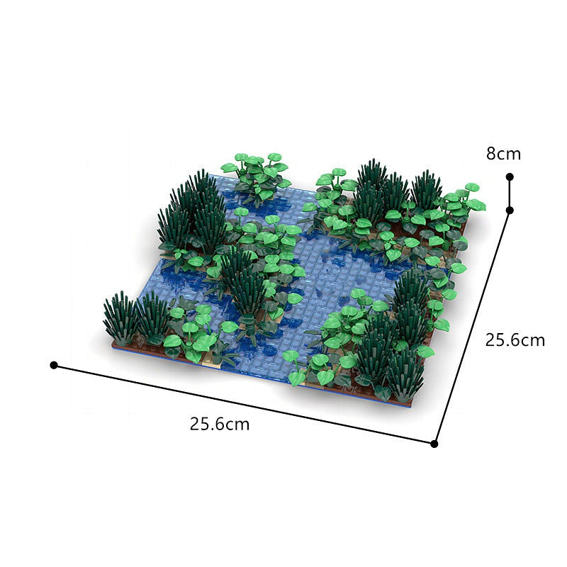Little Water Landscape MOC Nature Scene Building Kit - 3