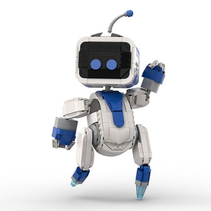 Little White Robot Hero MOC Building Kit | Cute Mecha Figure Model - 8