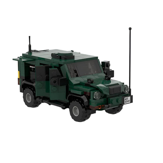 LMV 4x4 Tactical Vehicle MOC Building Kit - Custom Military Construction Set - 1